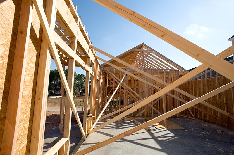 New home being built before scheduling home inspection services 